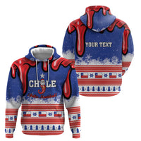Personalized Feliz Navidad Chile Santa Claus Hoodie Chilli Christmas - Wonder Print Shop