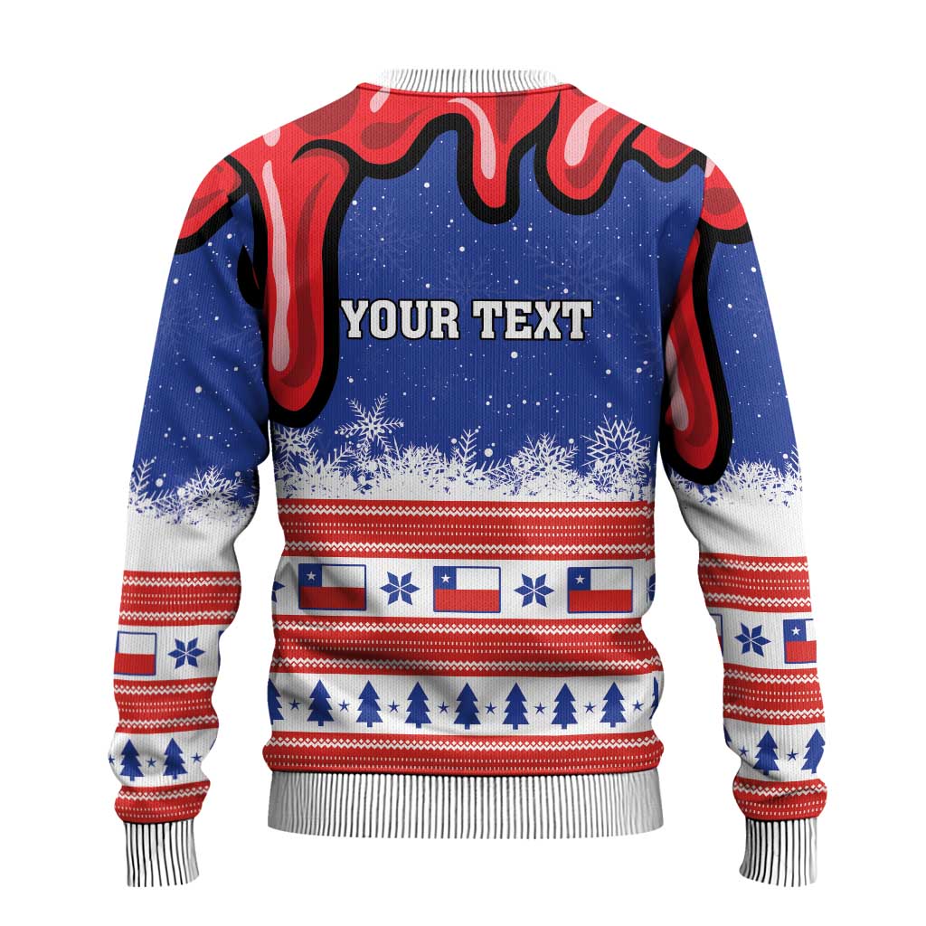 Personalized Feliz Navidad Chile Santa Claus Ugly Christmas Sweater Chilli Christmas - Wonder Print Shop