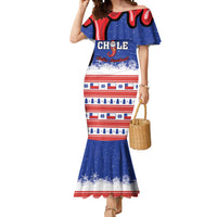 Personalized Feliz Navidad Chile Santa Claus Mermaid Dress Chilli Christmas - Wonder Print Shop