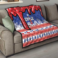 Feliz Navidad Chile Santa Claus Quilt Chilli Christmas - Wonder Print Shop