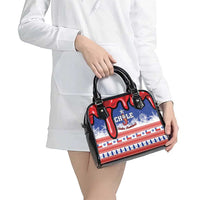 Feliz Navidad Chile Santa Claus Shoulder Handbag Chilli Christmas