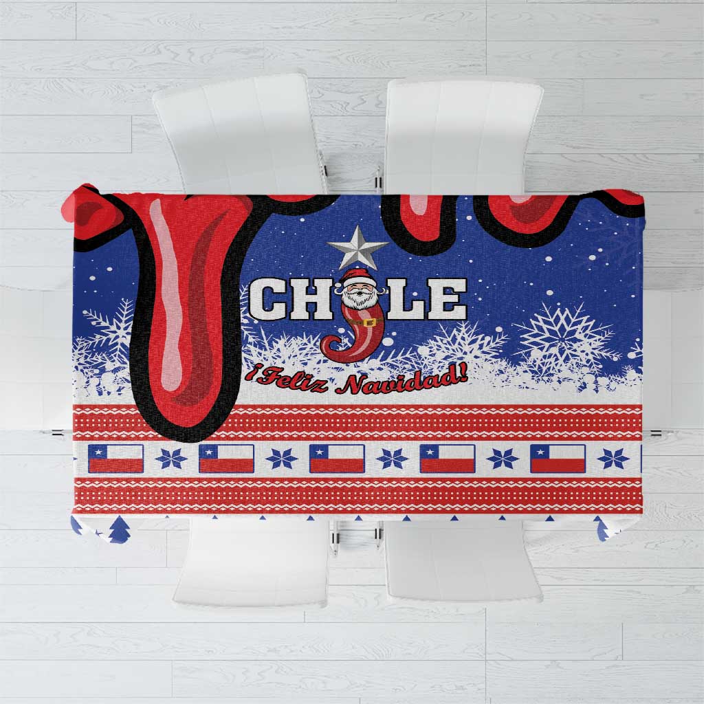 Feliz Navidad Chile Santa Claus Tablecloth Chilli Christmas - Wonder Print Shop