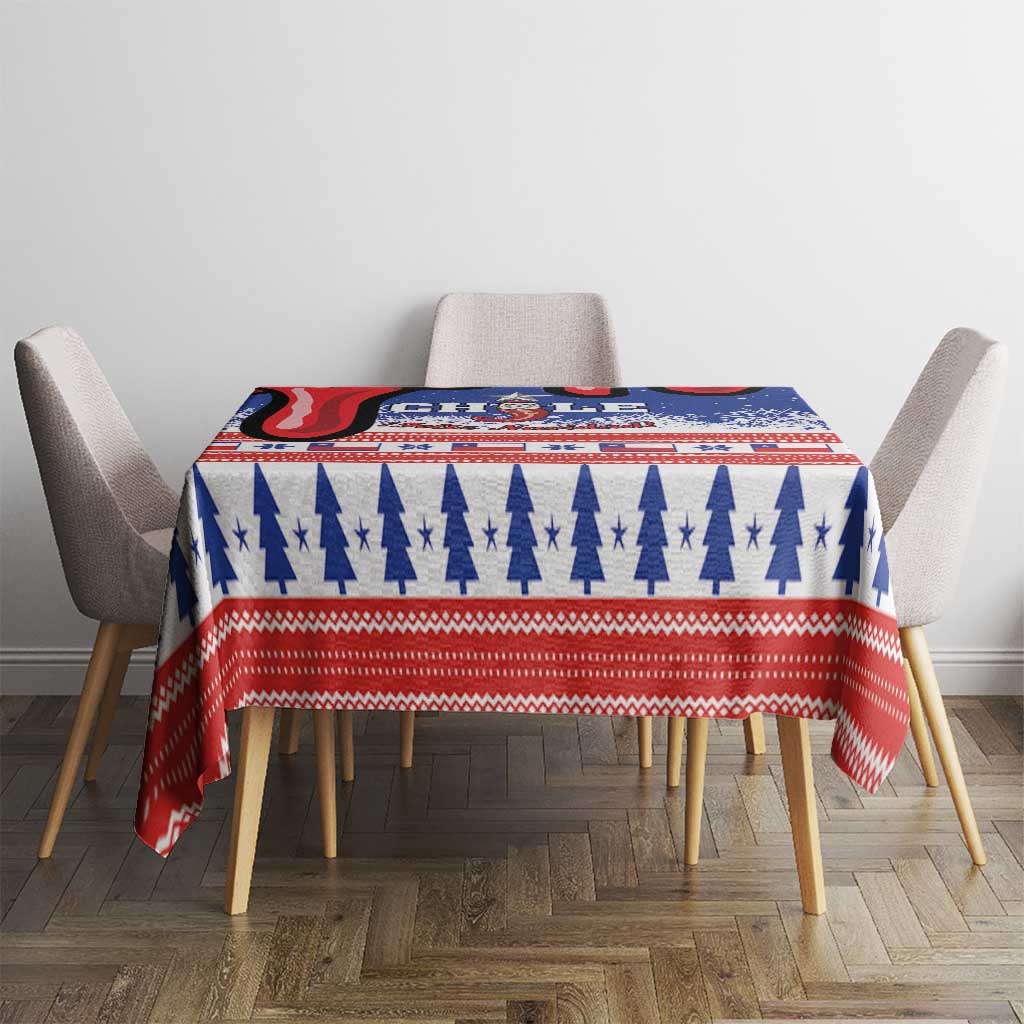Feliz Navidad Chile Santa Claus Tablecloth Chilli Christmas - Wonder Print Shop