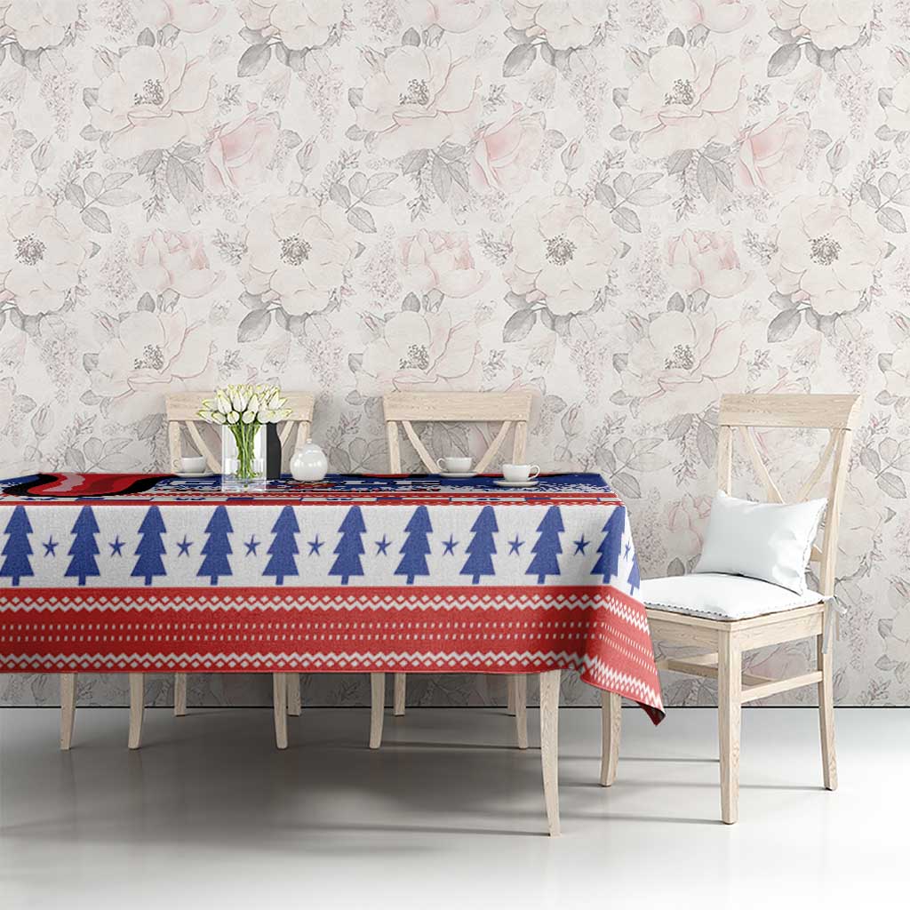 Feliz Navidad Chile Santa Claus Tablecloth Chilli Christmas - Wonder Print Shop