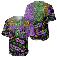 Mardi Gras Baseball Jersey Colorful Style - Wonder Print Shop