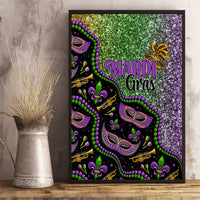 Mardi Gras Canvas Wall Art Colorful Style - Wonder Print Shop