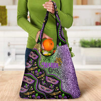 Mardi Gras Grocery Bag Bling Bling Sparkle Style