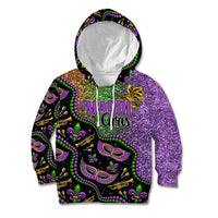Mardi Gras Kid Hoodie Colorful Style - Wonder Print Shop