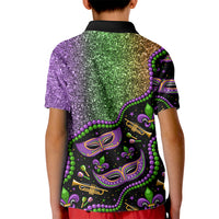 Mardi Gras Kid Polo Shirt Colorful Style - Wonder Print Shop