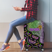 Mardi Gras Luggage Cover Colorful Style - Wonder Print Shop
