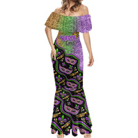 Mardi Gras Mermaid Dress Colorful Style - Wonder Print Shop