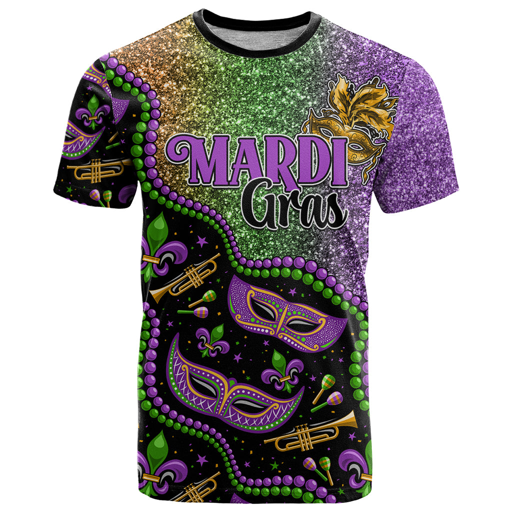 Mardi Gras T Shirt Colorful Style - Wonder Print Shop