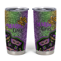 Mardi Gras Tumbler Cup Colorful Style - Wonder Print Shop