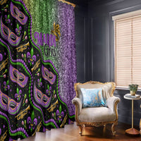 Mardi Gras Window Curtain Colorful Style - Wonder Print Shop