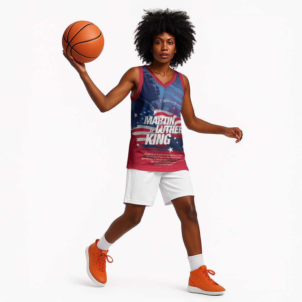 Martin Luther King MLK Basketball Jersey I Have A Dream - Wonder Print Shop