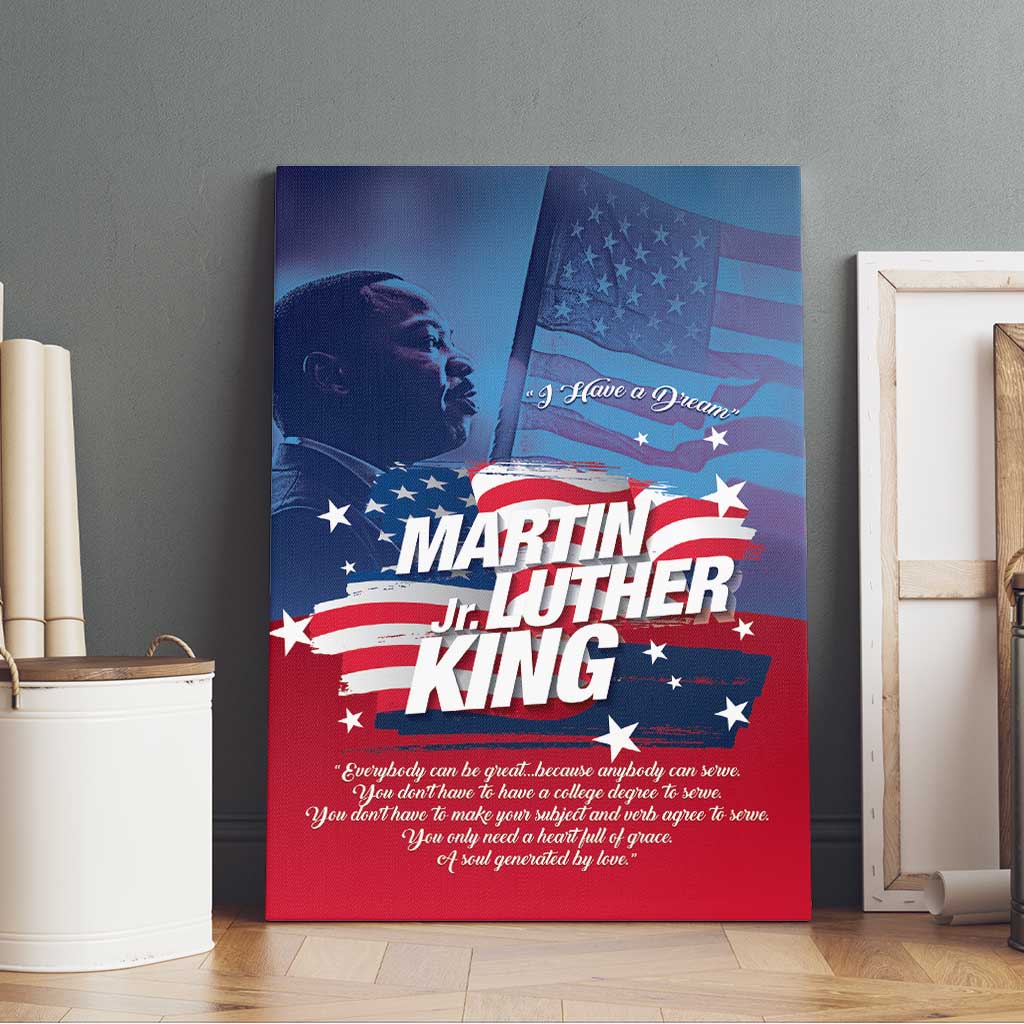 Martin Luther King MLK Canvas Wall Art I Have A Dream - Wonder Print Shop