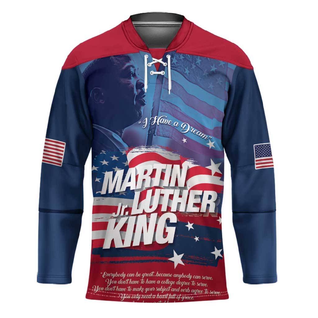Martin Luther King MLK Hockey Jersey I Have A Dream - Wonder Print Shop