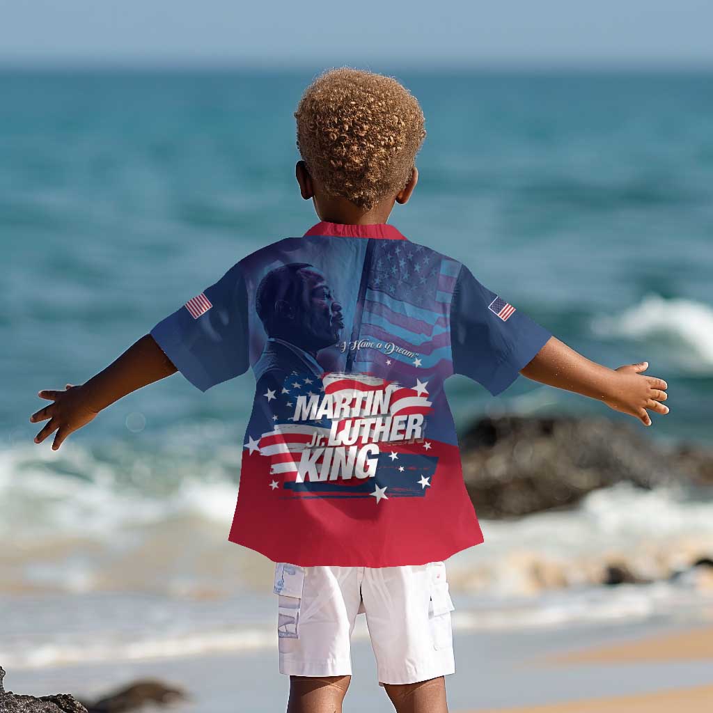 Martin Luther King MLK Kid Hawaiian Shirt I Have A Dream - Wonder Print Shop