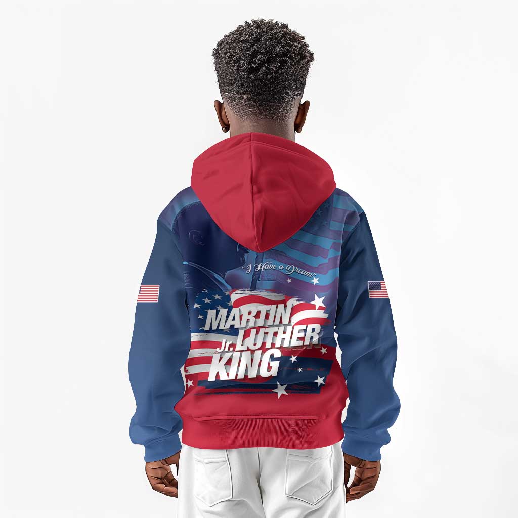 Martin Luther King MLK Kid Hoodie I Have A Dream - Wonder Print Shop