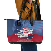 Martin Luther King MLK Leather Tote Bag I Have A Dream - Wonder Print Shop
