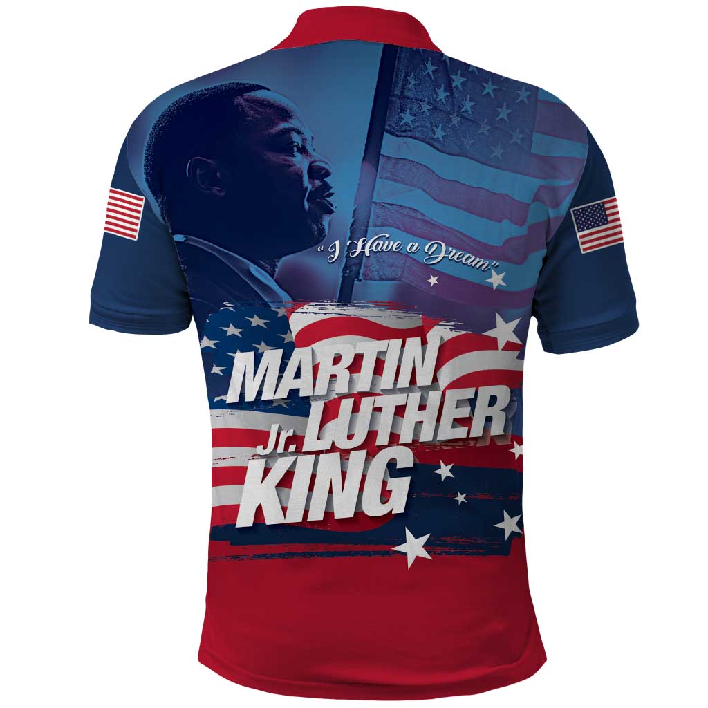 Martin Luther King MLK Polo Shirt I Have A Dream - Wonder Print Shop