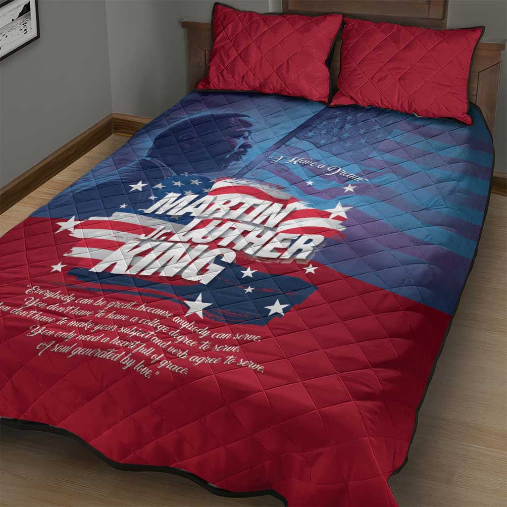 Martin Luther King MLK Quilt Bed Set I Have A Dream - Wonder Print Shop