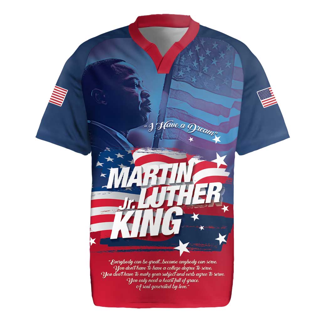 Martin Luther King MLK Rugby Jersey I Have A Dream - Wonder Print Shop