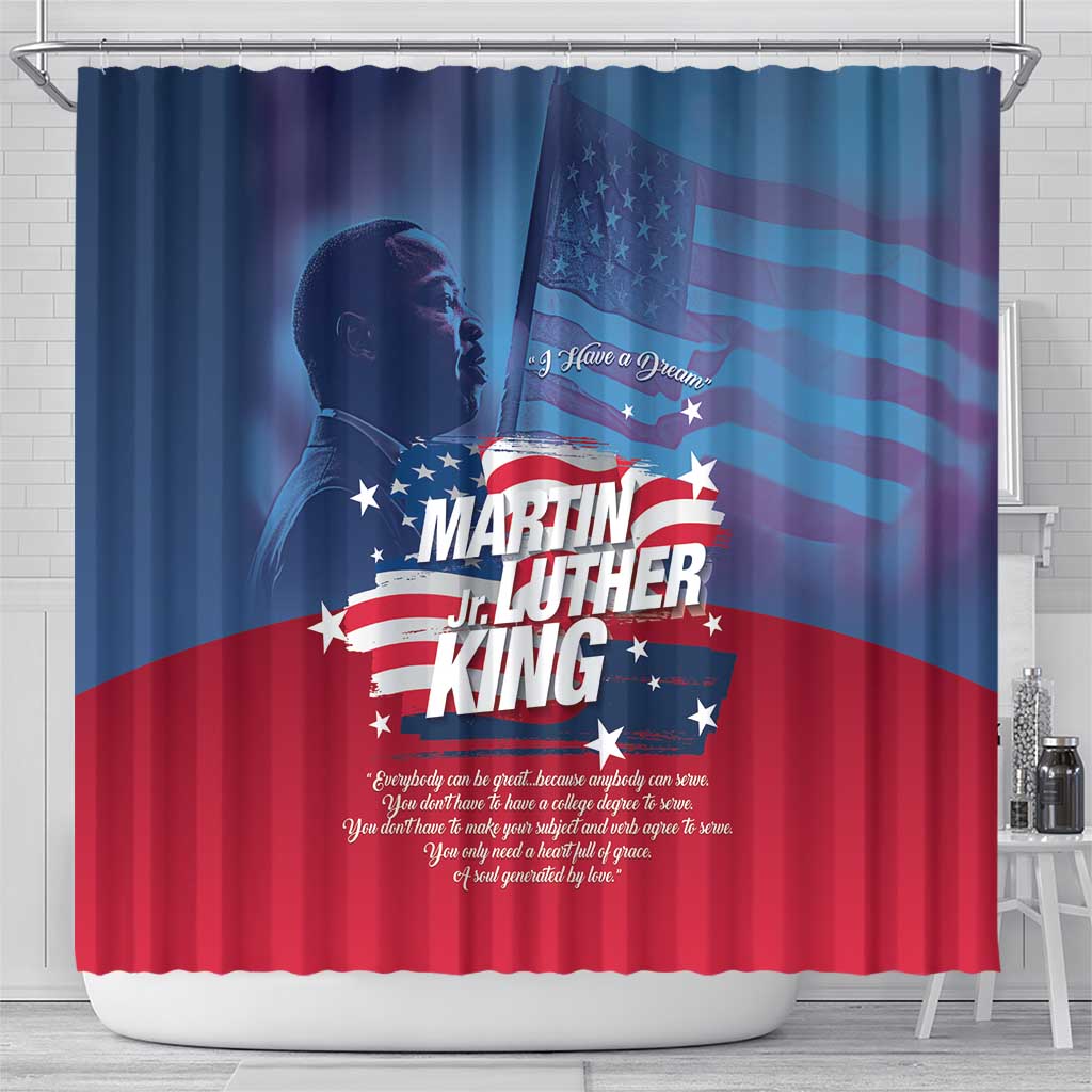Martin Luther King MLK Shower Curtain I Have A Dream - Wonder Print Shop