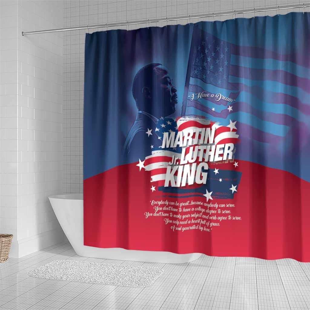 Martin Luther King MLK Shower Curtain I Have A Dream - Wonder Print Shop