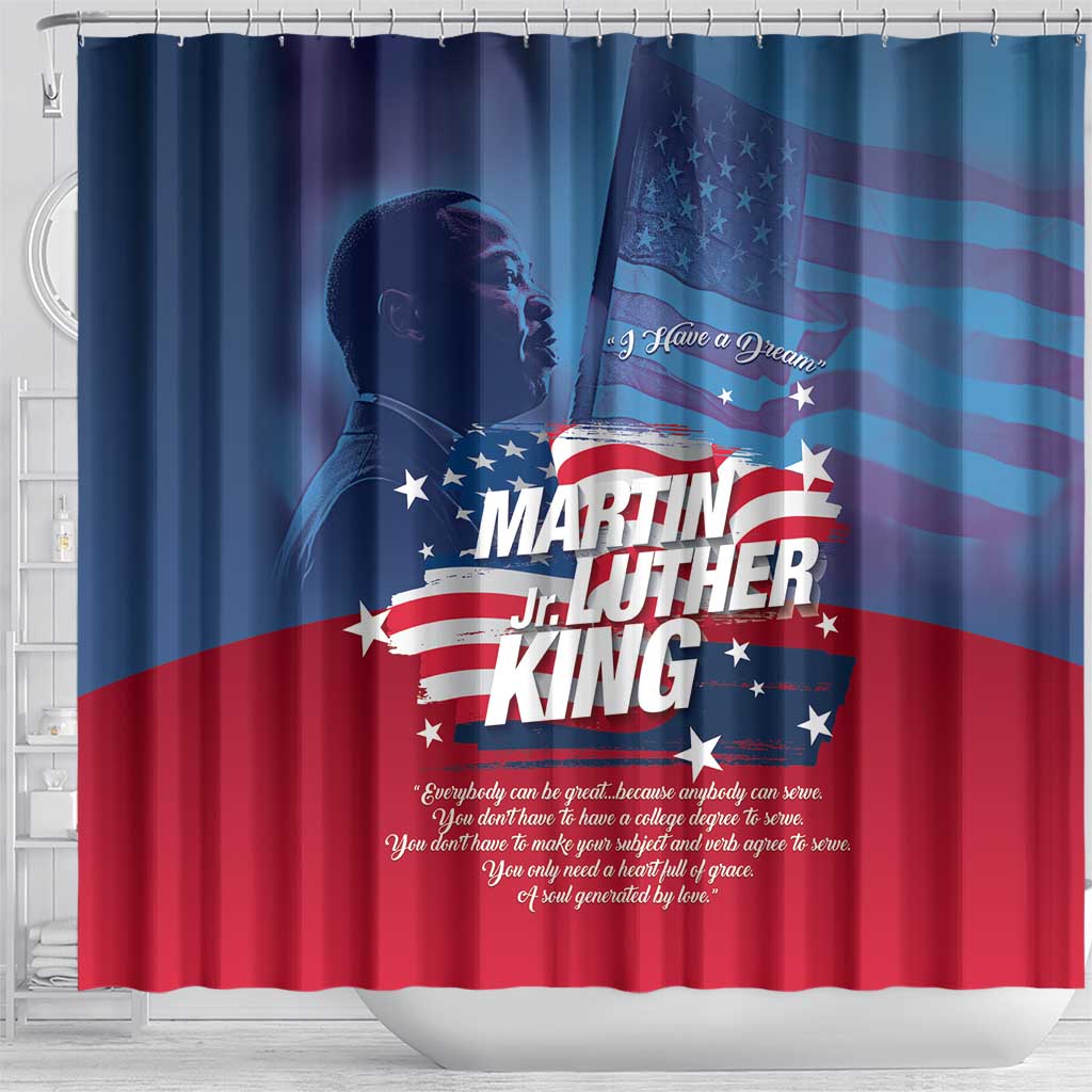 Martin Luther King MLK Shower Curtain I Have A Dream - Wonder Print Shop