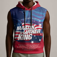 Martin Luther King MLK Sleeveless Hoodie I Have A Dream - Wonder Print Shop