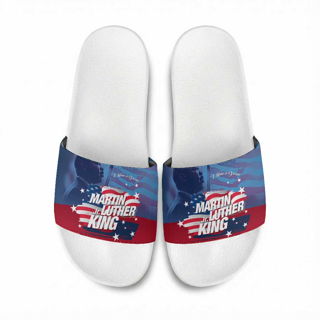 Martin Luther King MLK Slide Sandals I Have A Dream - Wonder Print Shop