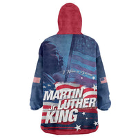 Martin Luther King MLK Wearable Blanket Hoodie I Have A Dream - Wonder Print Shop