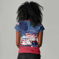 Martin Luther King MLK Women V-Neck T-Shirt I Have A Dream - Wonder Print Shop