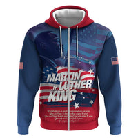 Martin Luther King MLK Zip Hoodie I Have A Dream - Wonder Print Shop