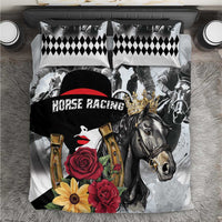 Horse Racing Bedding Set Derby Lady Triple Flowers