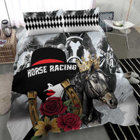 Horse Racing Bedding Set Derby Lady Triple Flowers