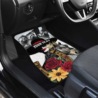 Horse Racing Car Mats Derby Lady Triple Flowers