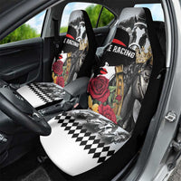 Horse Racing Car Seat Cover Derby Lady Triple Flowers