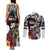 Personalized Horse Racing Couples Matching Tank Maxi Dress and Long Sleeve Button Shirt Derby Lady Triple Flowers