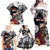 Personalized Horse Racing Family Matching Off Shoulder Maxi Dress and Hawaiian Shirt Derby Lady Triple Flowers