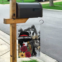 Horse Racing Garden Flag Derby Lady Triple Flowers