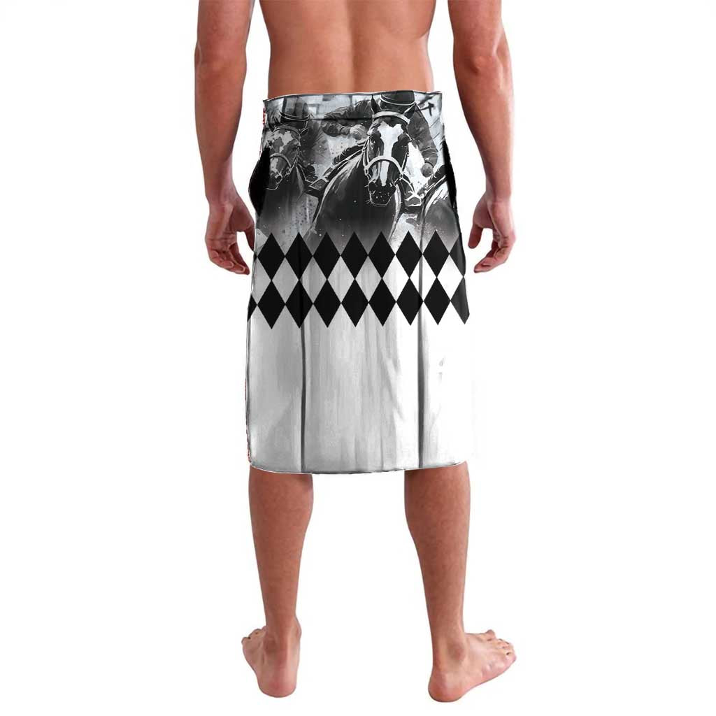 Personalized Horse Racing Lavalava Derby Lady Triple Flowers