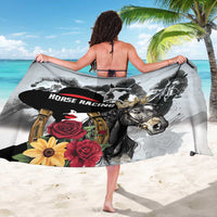 Horse Racing Sarong Derby Lady Triple Flowers