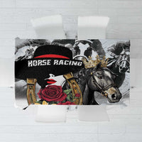 Horse Racing Tablecloth Derby Lady Triple Flowers