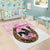 Kentucky Survivors Area Rug Horse Derby Lady Pink Roses