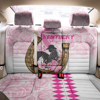 Kentucky Survivors Back Car Seat Cover Horse Derby Lady Pink Roses