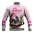 Personalized Kentucky Survivors Baseball Jacket Horse Derby Lady Pink Roses