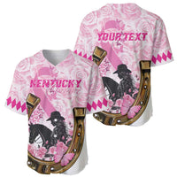 Personalized Kentucky Survivors Baseball Jersey Horse Derby Lady Pink Roses