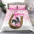 Kentucky Survivors Bedding Set Horse Derby Lady Pink Roses